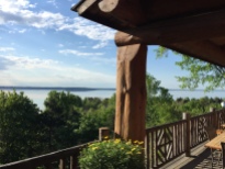 Grand Traverse Bay, seen from Hilltop Lodge